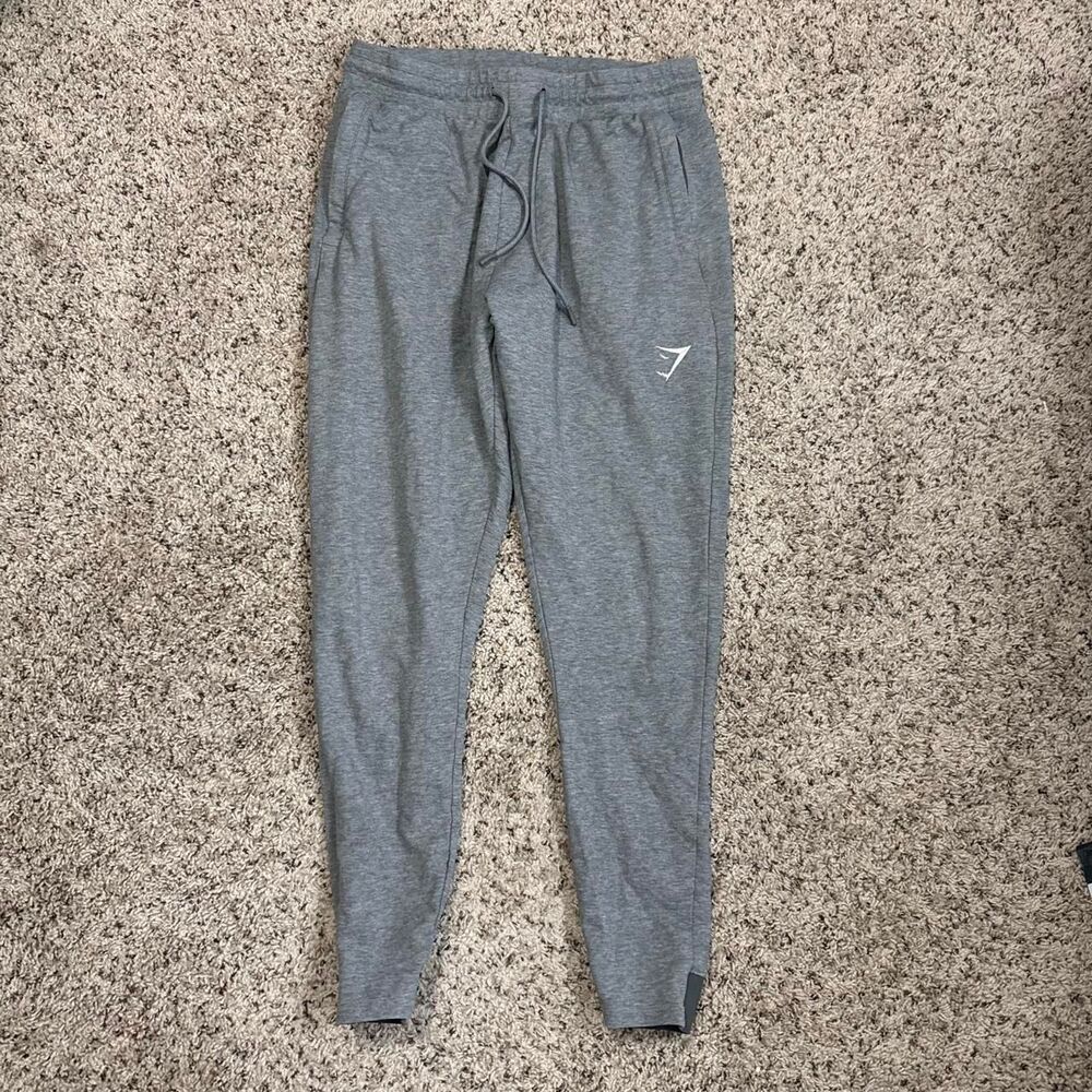Gymshark Men's Grey Joggers-tracksuits